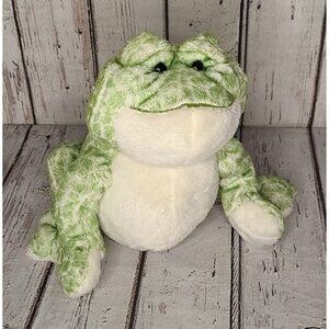 8" Ganz Webkinz Green & White Spotted Spots Frog HM142 Stuffed Plush, No Code